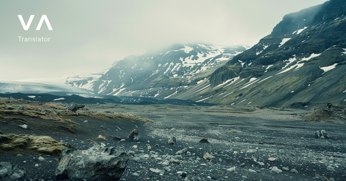 Paisaje en Islandia