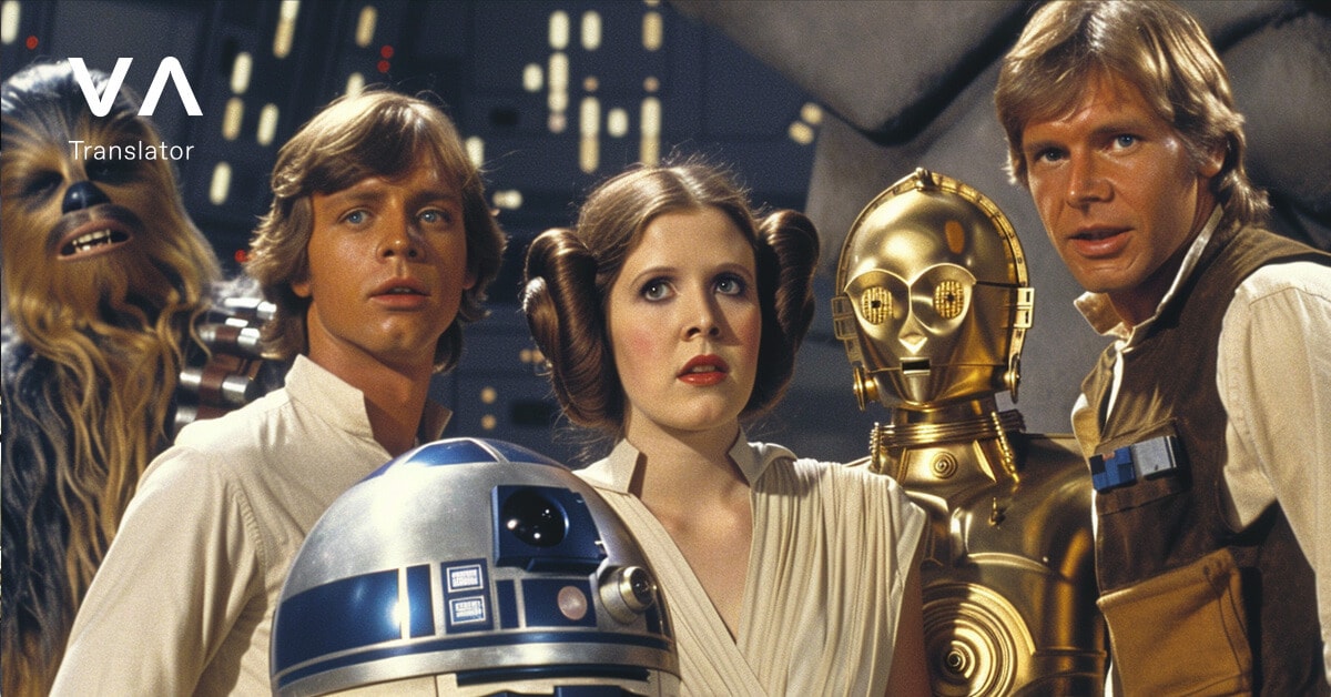 Personajes de Star Wars, Han Solo, Luke Skywalker y la Princesa Leia